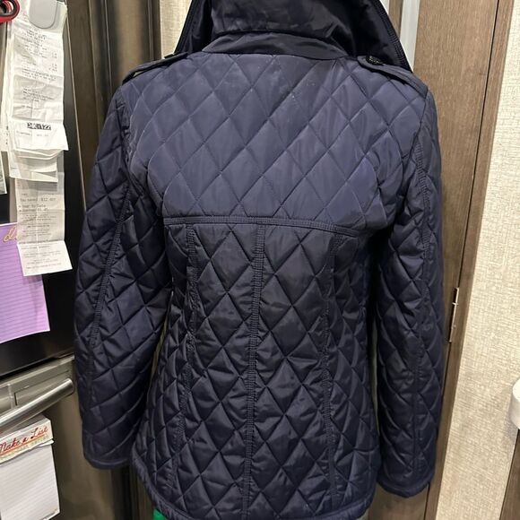 Jessica Simpson Navy Quilted Jacket - Picture 5 of 5